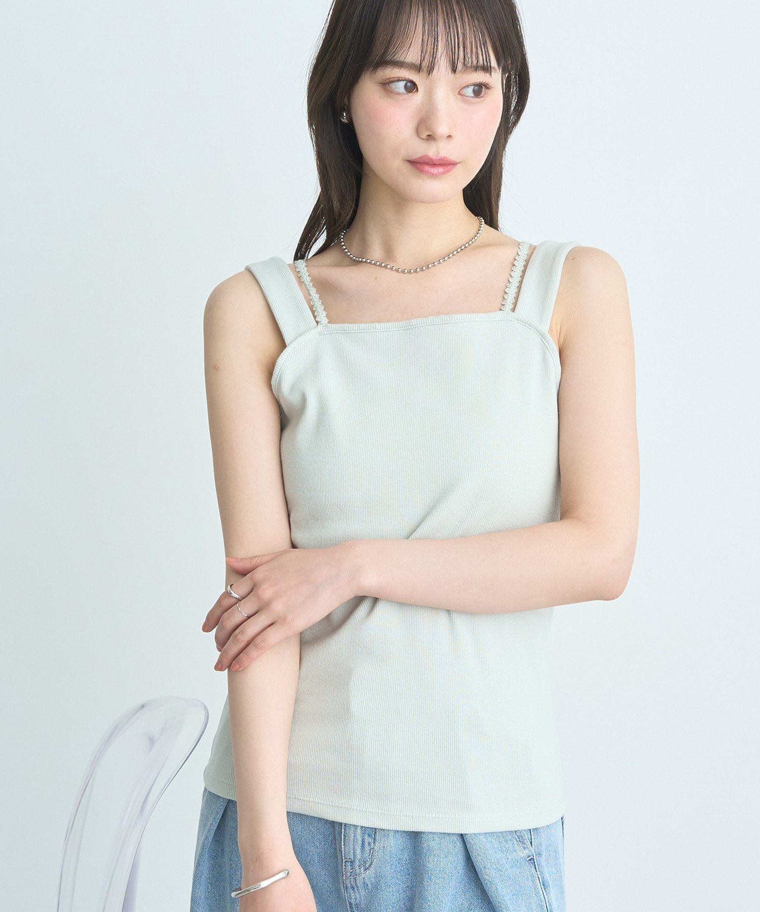 ホルターレースキャミソール/earth music&ecology（アース