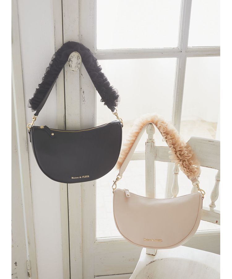 チュールフリルショルダーバッグ/Maison de FLEUR（メゾン ド フルール