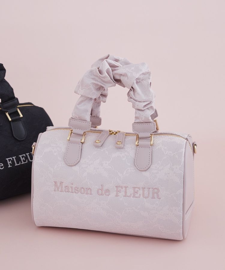 レース2Wayボストンバッグ/Maison de FLEUR（メゾン ド フルール）の