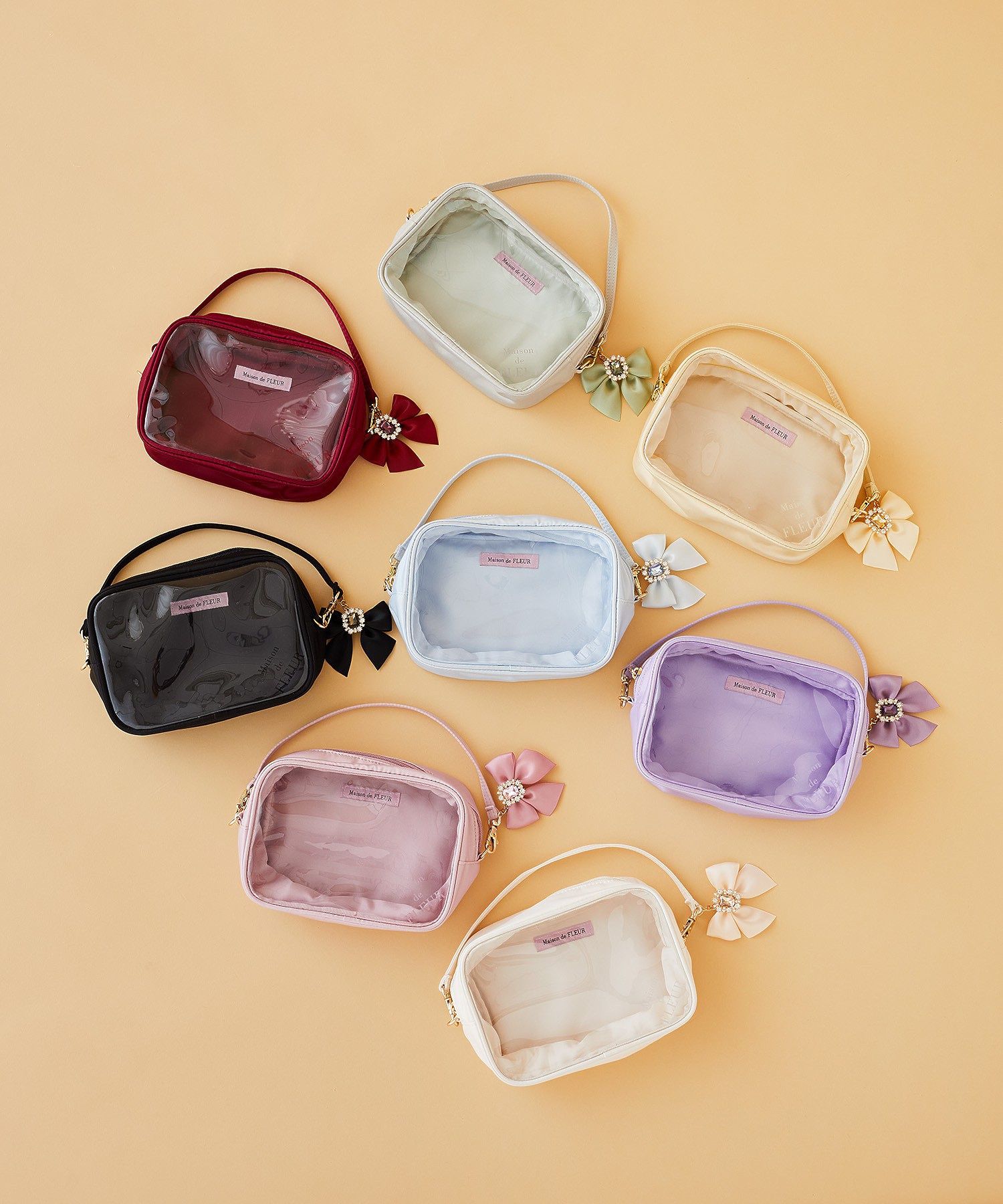 EC限定クリアポーチM/Maison de FLEUR（メゾン ド フルール）のポーチ