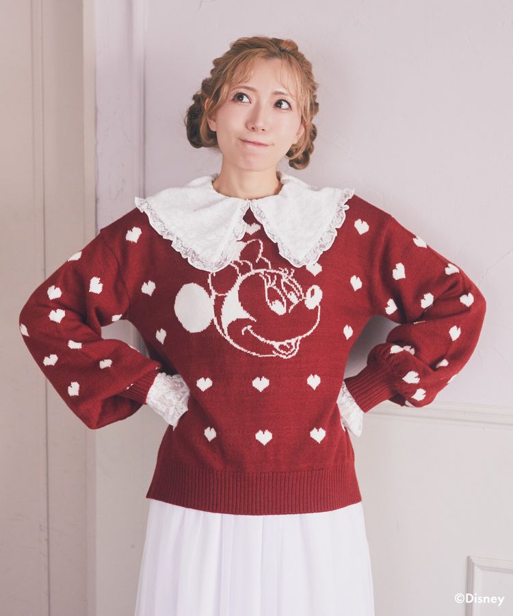 ミニー/ジャガードニットプルオーバー/Areeam（アリーム）のニット