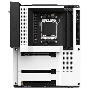 Buy NZXT N7 B650E Motherboard White DDR5 [N7-B65XT-W1] | PC Case
