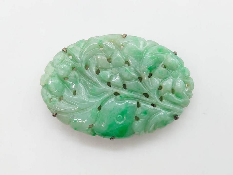 公式】アンティーク家具ラフジュ工房商品詳細ページ翡翠 繊細な彫りと