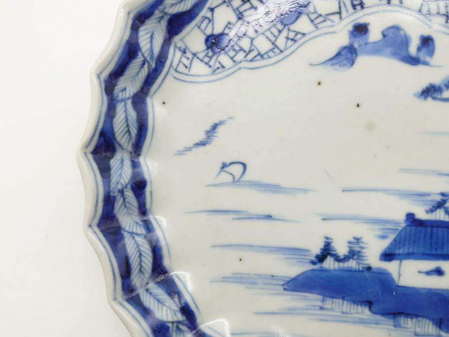 公式】アンティーク家具ラフジュ工房商品詳細ページ江戸期 古伊万里 染