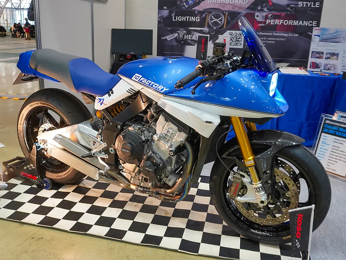 話題騒然! カタナ外装のZX-10Rがショー会場に登場?!【モーターサイクル