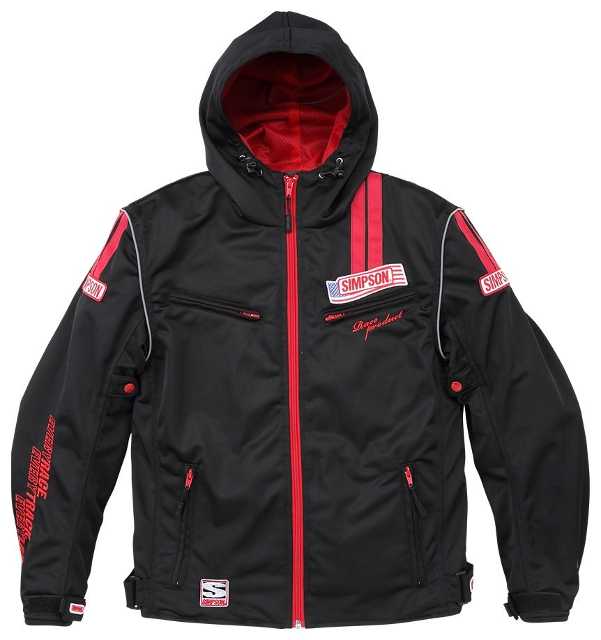 Webike | SIMPSON シンプソン メッシュ ライダースフーディ(NSM-2106