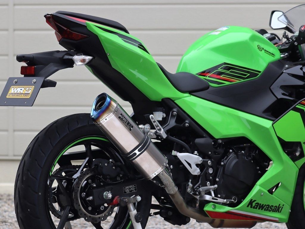 Webike | WR'S ダブルアールズ SS-OVAL スリップオンマフラー Ninja400