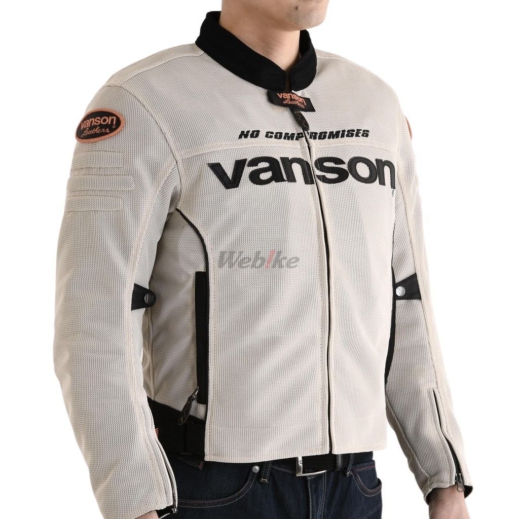 Webike | VANSON バンソン メッシュライダースジャケット(VS23105S