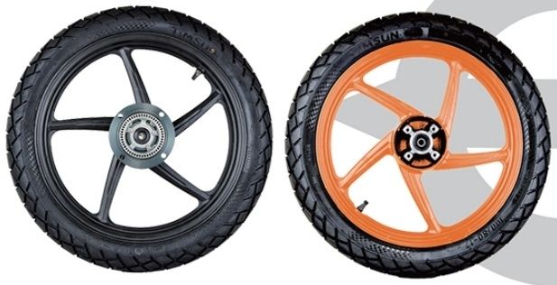 Webike | EVATEK エヴァテック キャストホイール 前後セット CT125