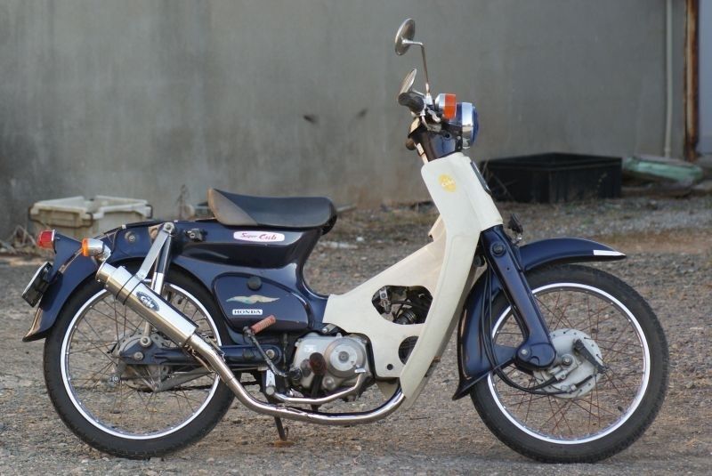 Webike | Cuby カビィ ステンレスアップマフラーII スーパーカブ50(w