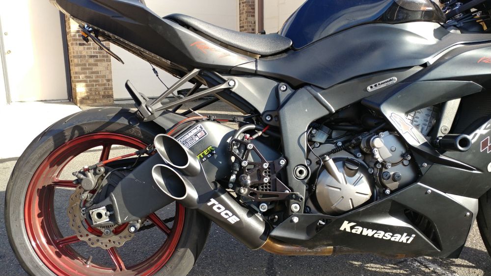 Webike | TOCE トゥース Razor Tip フルエキゾーストマフラー ZX-6R(TP