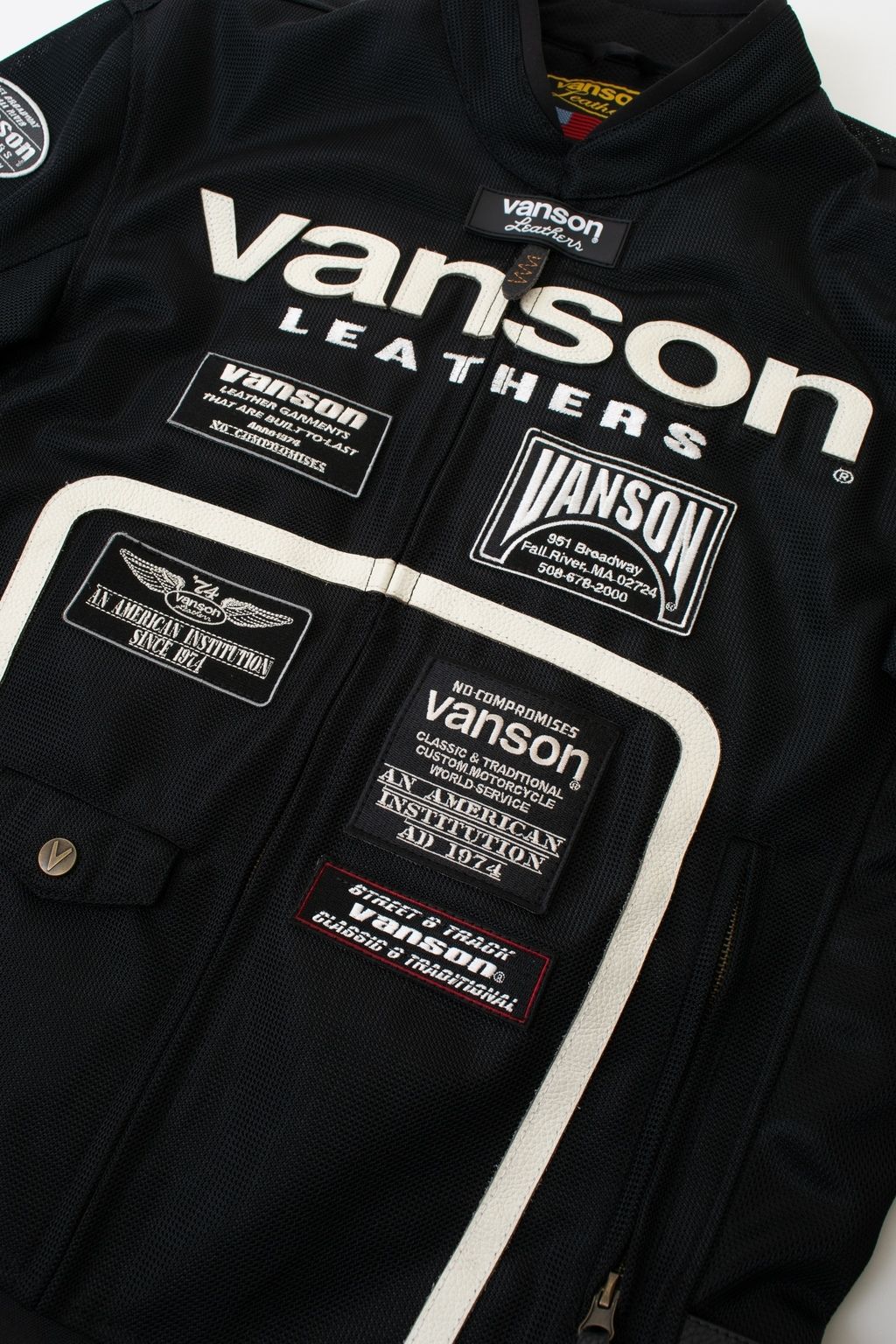 Webike | VANSON バンソン メッシュライダースジャケット(VS25105S