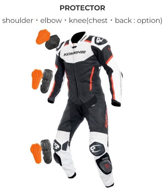 Webike | KOMINE コミネ S-56 レーシングレザースーツ(02-056