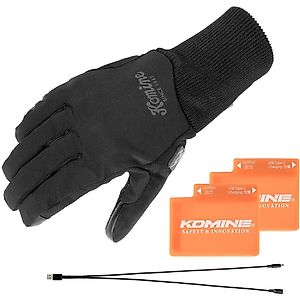 KOMINE(コミネ) 電熱グローブ | バイク用品通販 Webike