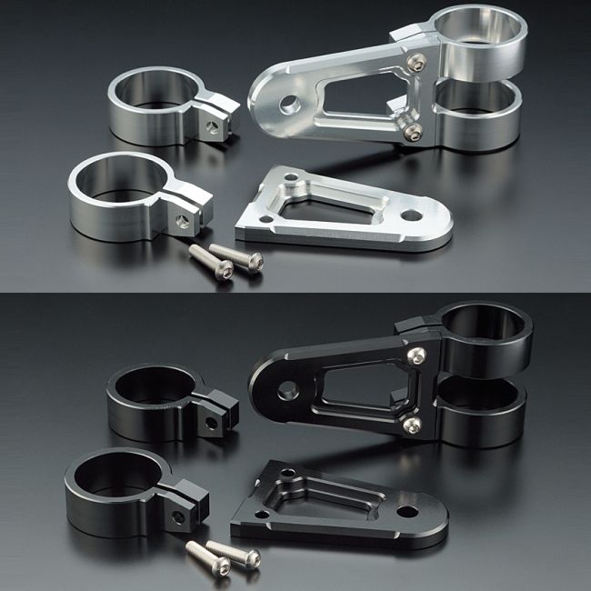 Webike | PMC ピーエムシー ビレット ヘッドライトステー TYPE-1 (131