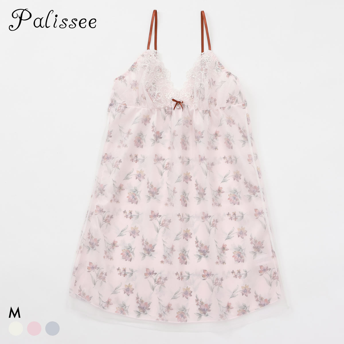 パリーゼ アモーレ スリップ キャミソール ランジェリー 花柄プリント