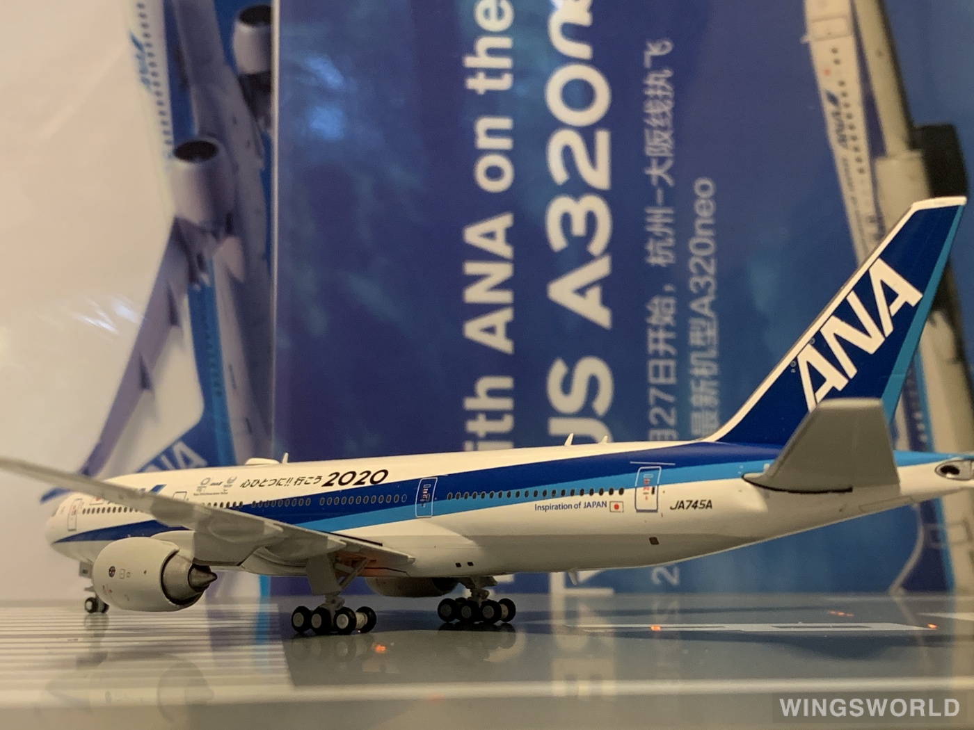 JC Wings 1:400 Boeing 777-200 ANA 全日空EW4772003 JA745A 的照片