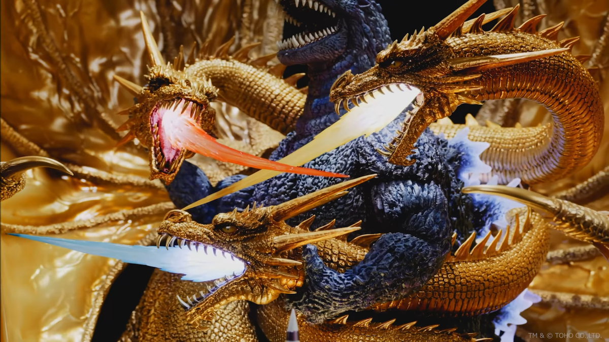 プライム1スタジオ『レガシーアート ゴジラVSキングギドラ』試作品展示