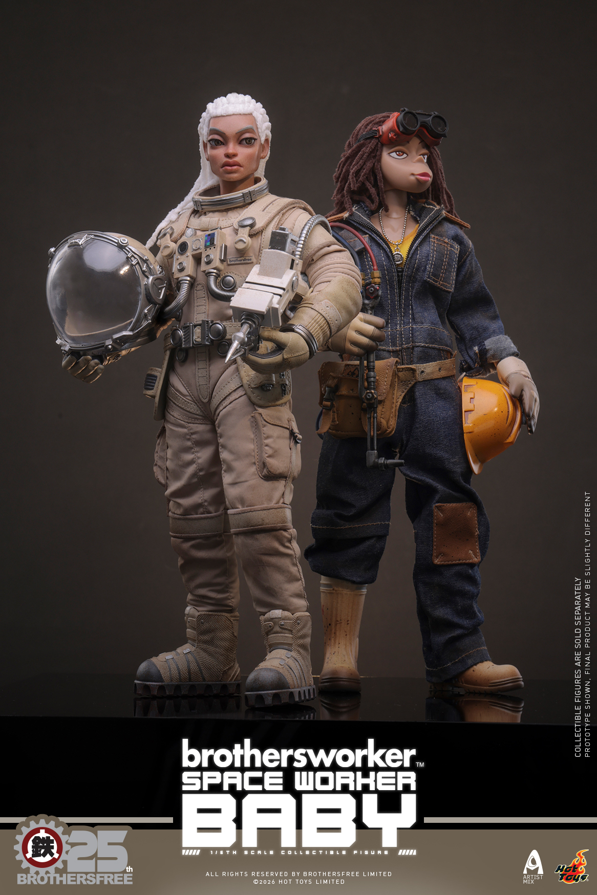 鉄人兄弟 ✕ HOT TOYS「Space Worker Baby」1/6スケール コレクタブル