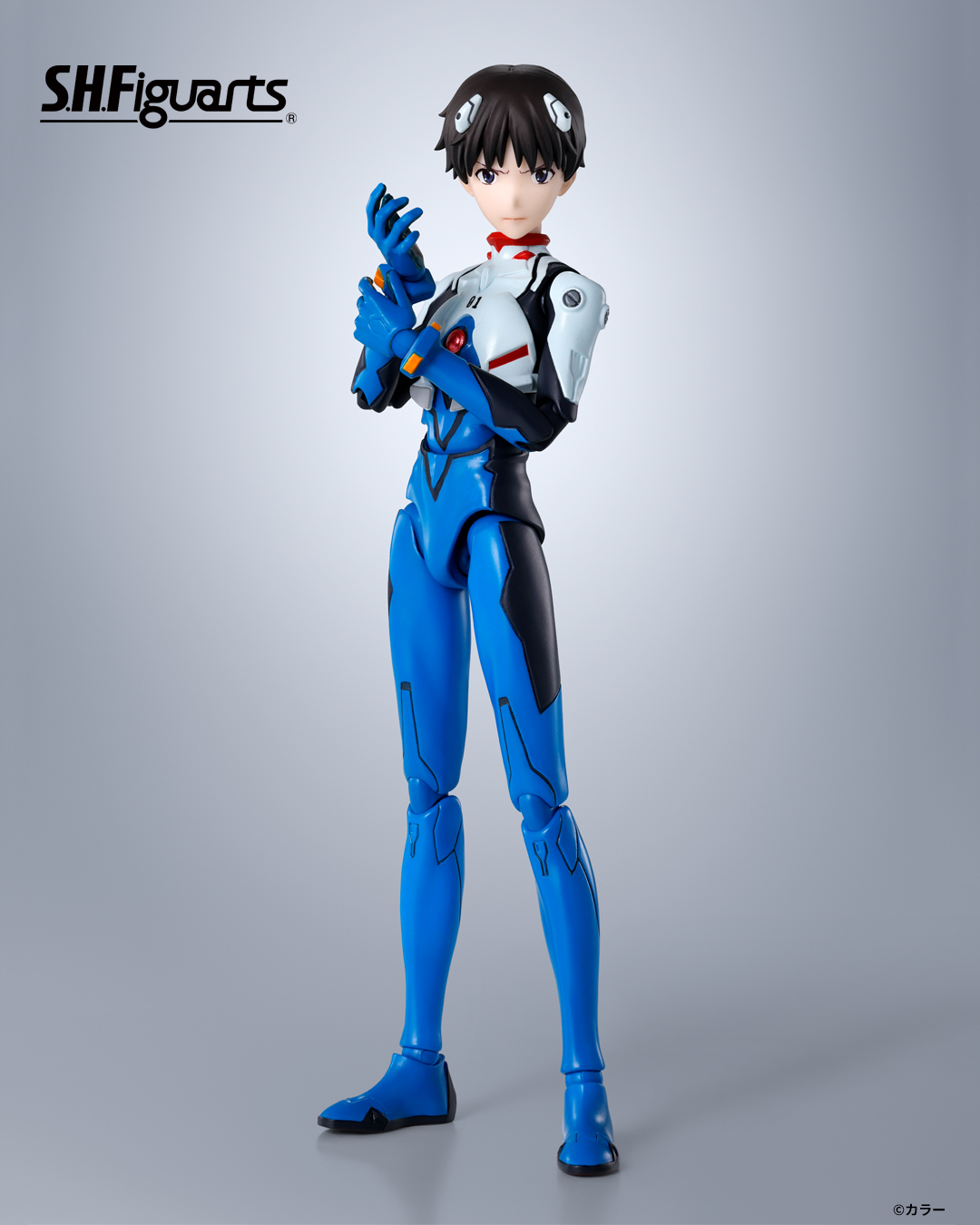 エヴァンゲリオン『S.H.Figuarts 碇シンジ』プラグスーツ姿の