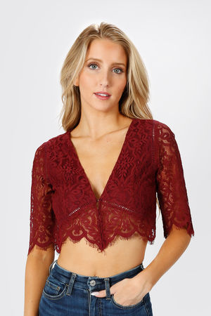 Lace Crop Top for Women | Tobi