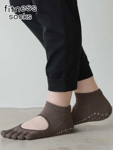 快脚Labo】ドライフロントオープン五本指スニーカー用ソックス