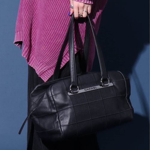 VINTAGE CHANEL/シャネル】Choco bar boston（ボストンバッグ