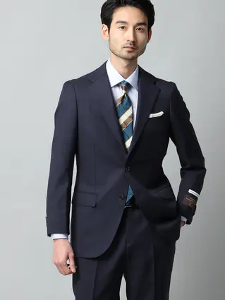 スーツ／3つボタン／CANONICO／SUPER110's／HAND MADE／グレンチェック