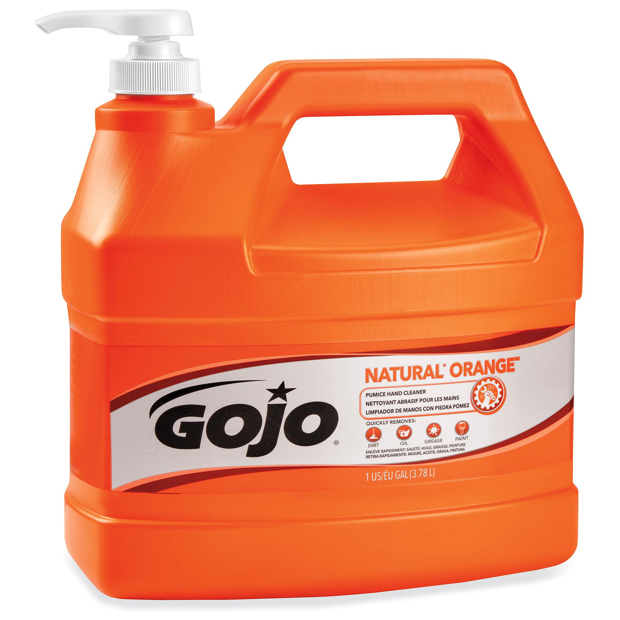 GOJO® Natural Orange Gallon - Pumice S-7295 - ULINE