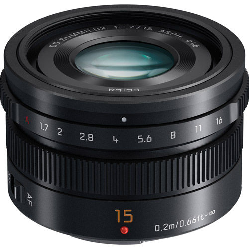Panasonic Leica DG Summilux 15mm f/1.7 ASPH Lens HX015 Micro Four