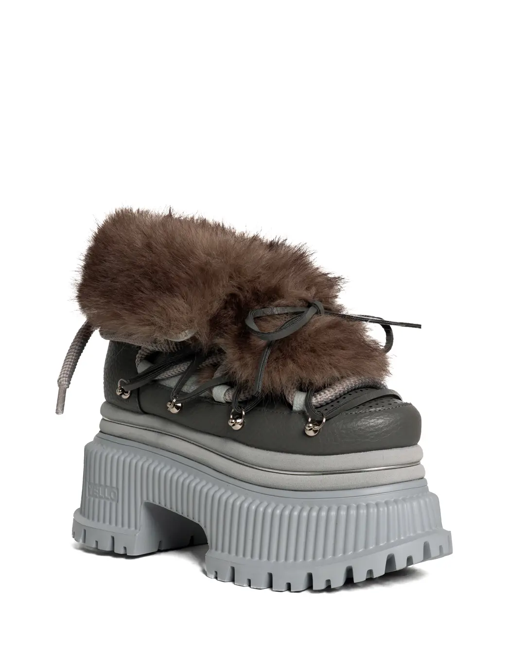 YELLO / SNUG PLATFORM SHORT BOOTS