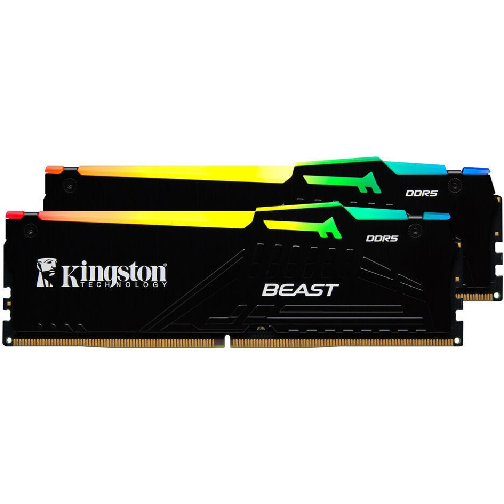 Kingston 32GB(2x16) Beast RGB EXPO 6400MHz CL32 DDR5 Dual Kit Ram