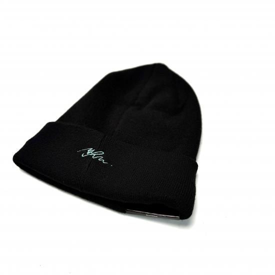 NEWERA】×【GLOVE STUDIO RYU】LIMITED カフニット ブラック Tブルー