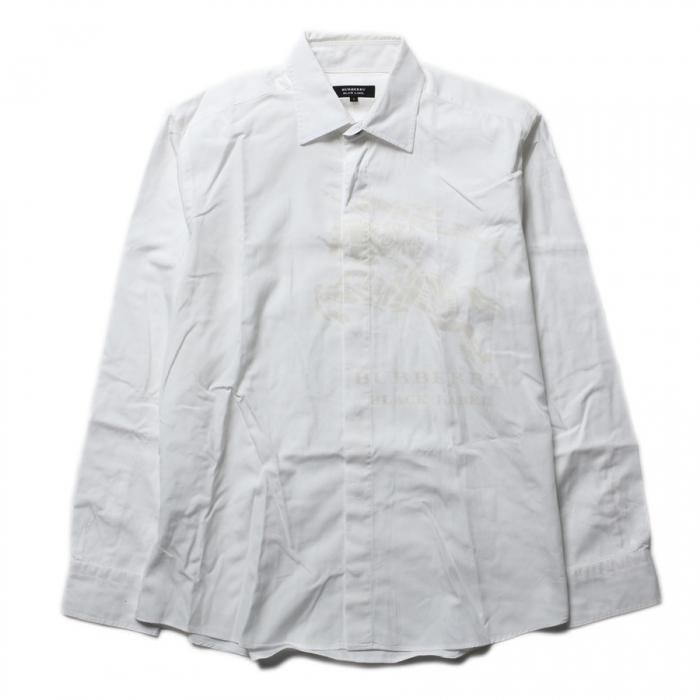 バーバリーブラックレーベル メンズホワイトクリーム色 今シーズン