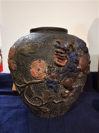 ⭐絶品 レア物 遺品少数 琉球陶芸の重鎮 小橋川永昌造 シーサー 置物