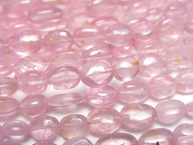 ピンクスピネル オーバル 半連/1連（約19cm）｜天然石ビーズの卸問屋