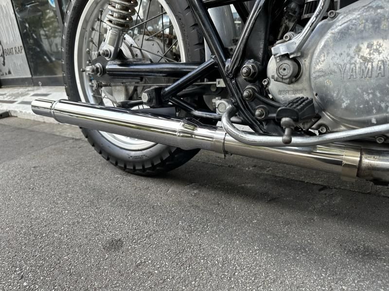 SR400用シガーサイレンサーキット（クローム） - W650,W400等の