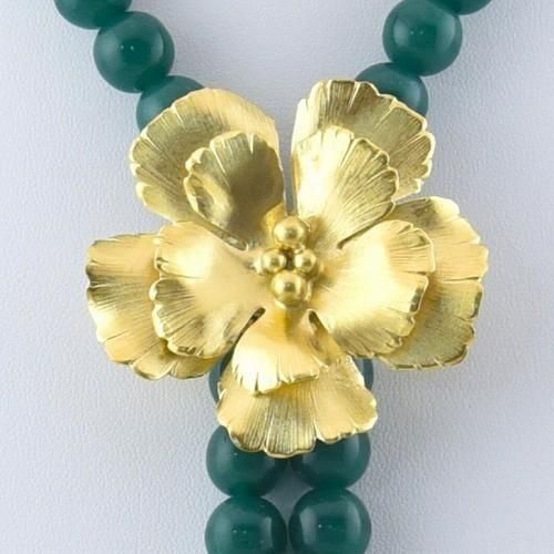 フィリップフェランディス | マグノリアグリーンネックレス - 世界の