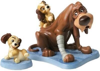 廃盤】わんわん物語 トラスティーと小犬 Trusty with Puppy 