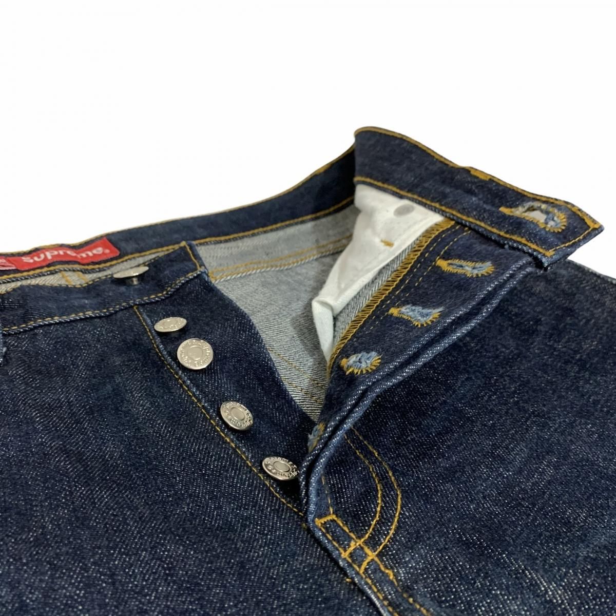USA製 SUPREME Rigid Slim Jean 濃紺 30 シュプリーム リジッドスリム