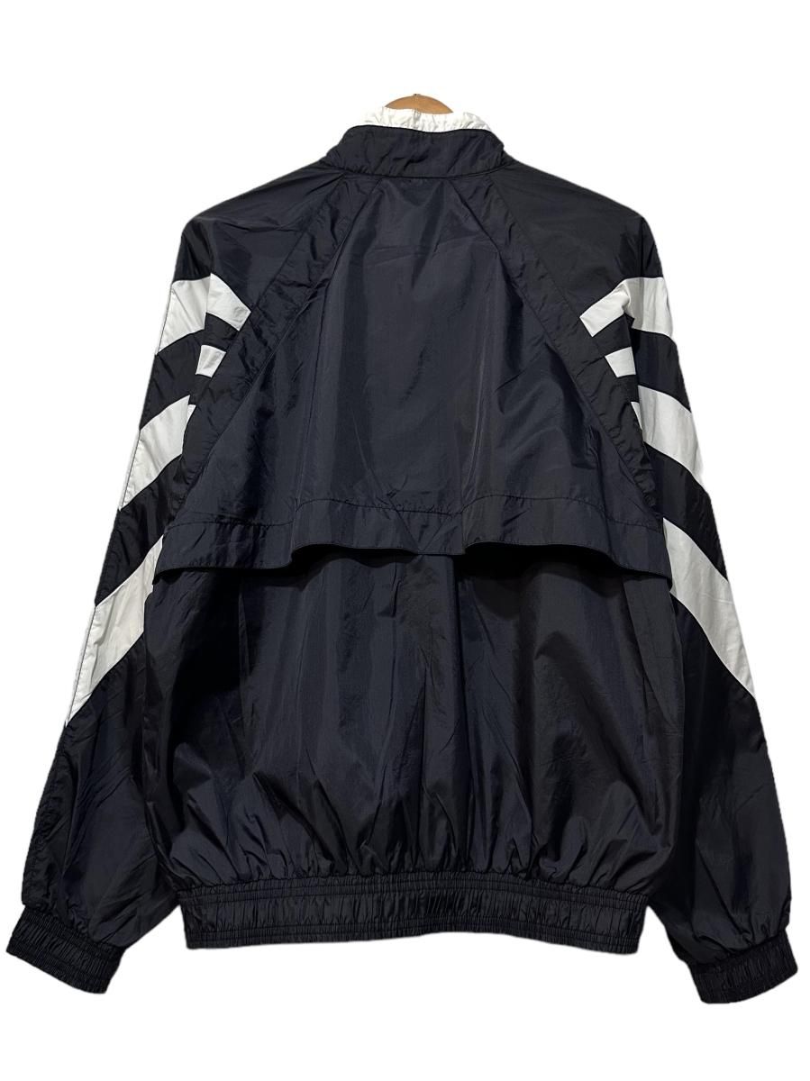 90s adidas Logo Nylon Jacket 黒 S アディダス ナイロンジャケット