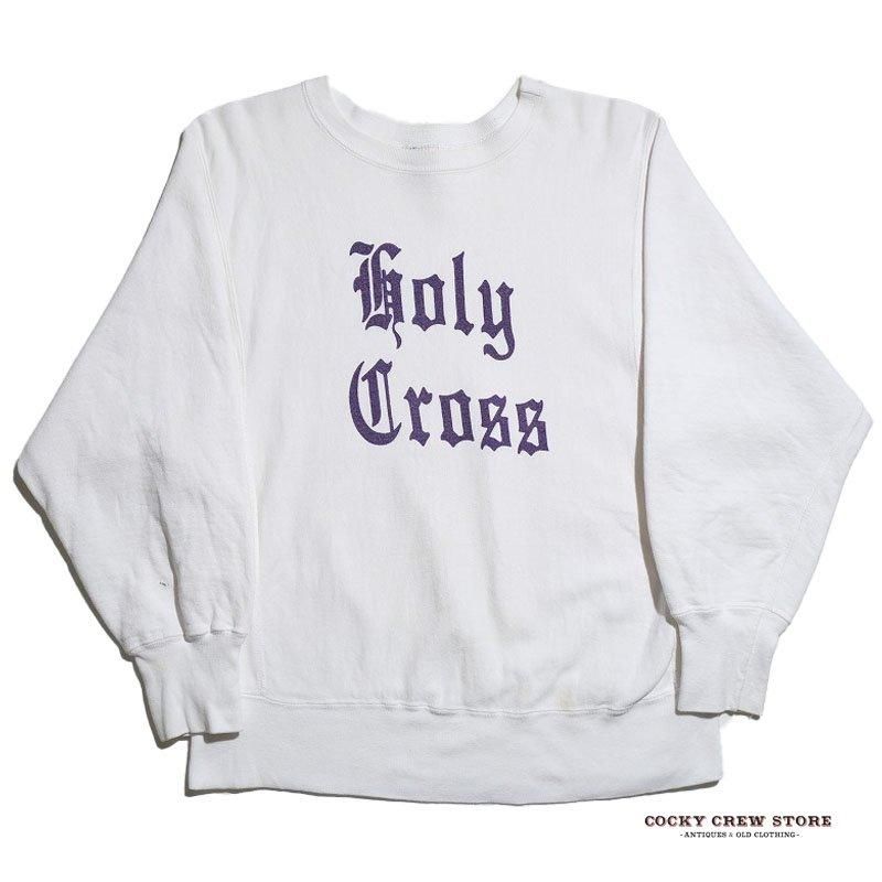 1980's CHAMPION REVERSE WEAVE (HOLY CROSS) - Cocky Crew Store