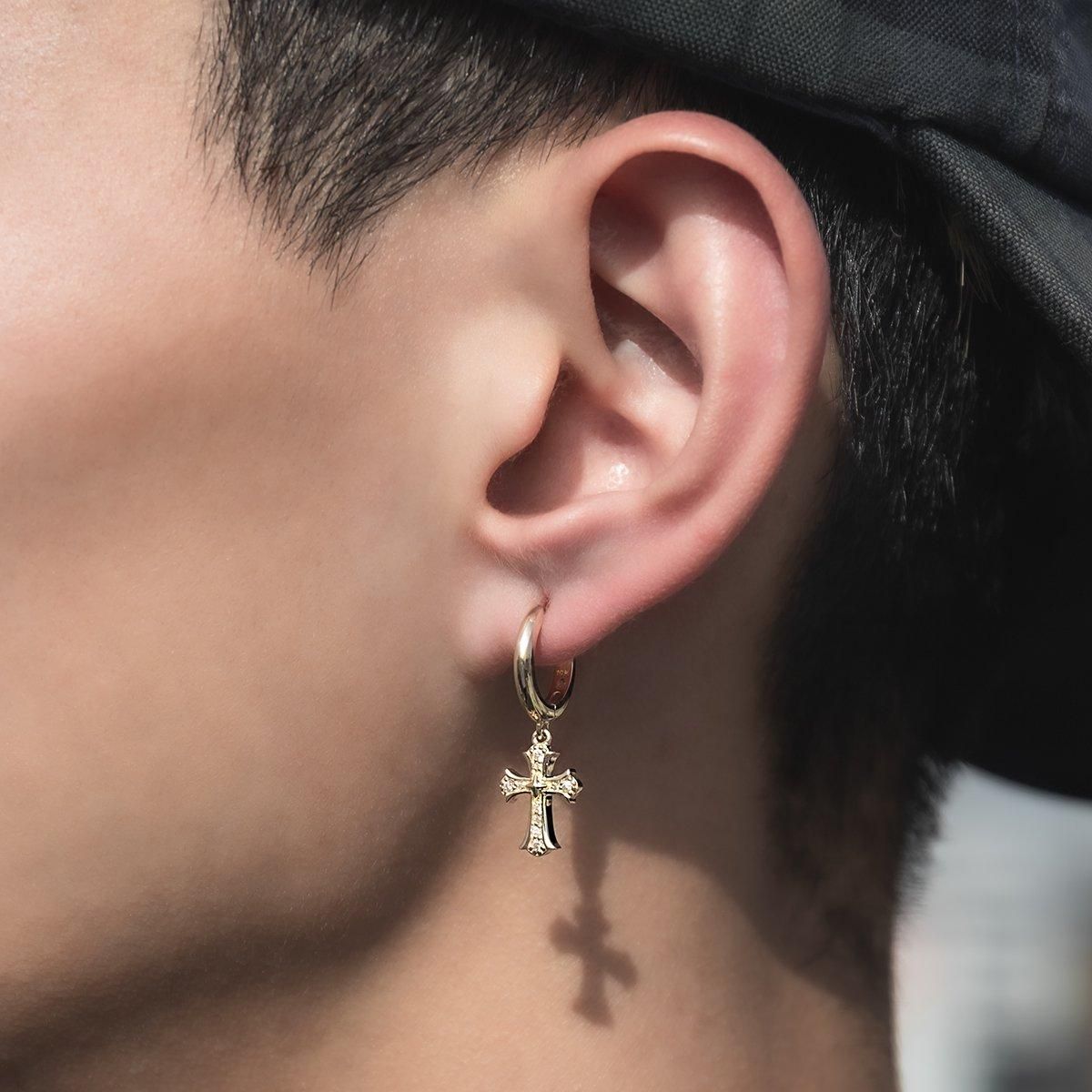 ダイヤモンド 10K イエローゴールド ピアス&チャーム 4-11288-01