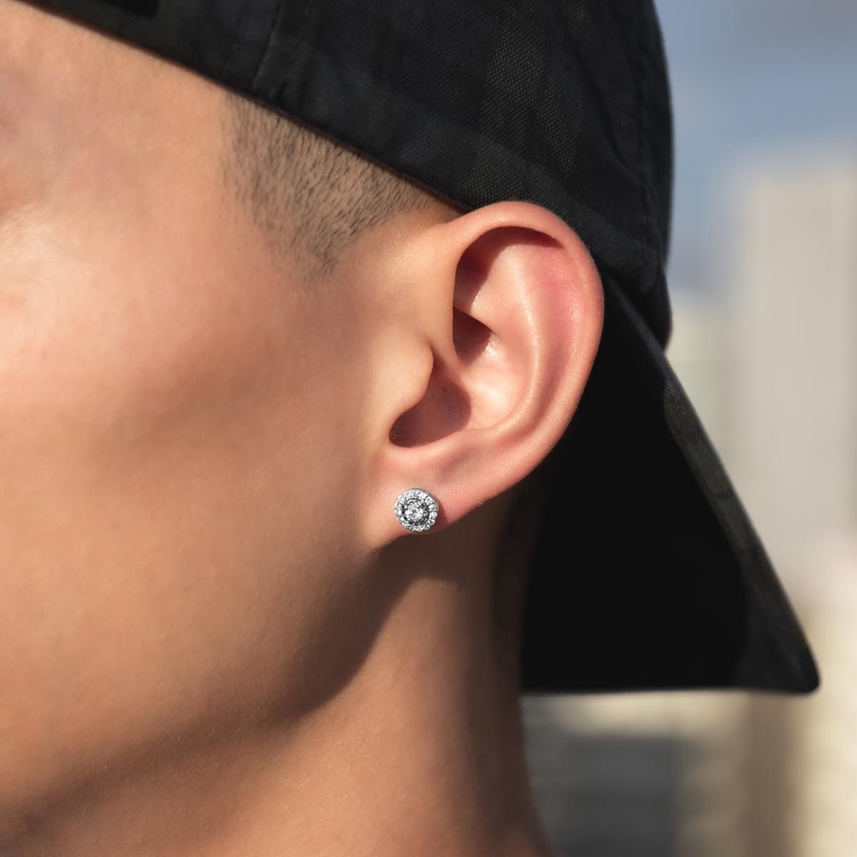 10K ホワイトゴールド ピアス 7mm - AVALANCHE OFFICIAL STORE