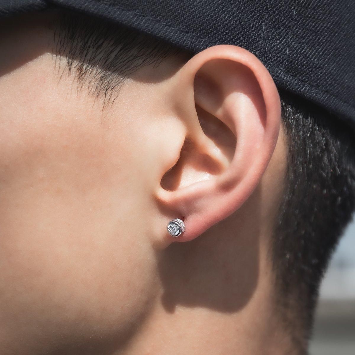 10K ホワイトゴールド ピアス 4mm-6mm - AVALANCHE OFFICIAL STORE