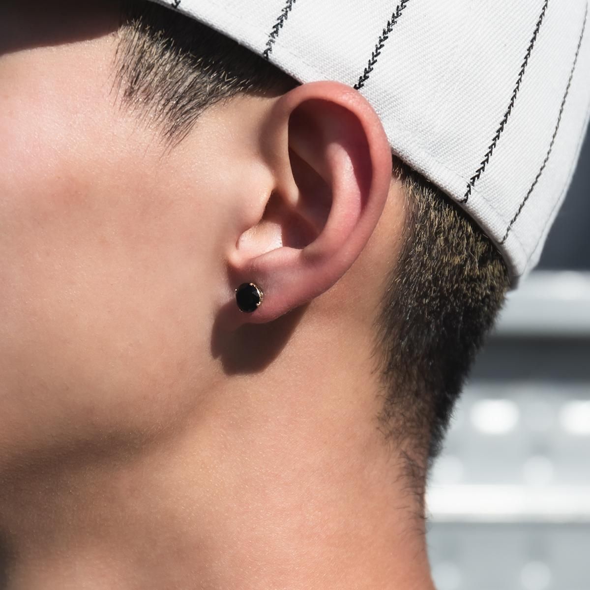 14K イエローゴールド ソリティアピアス 5mm-7mm - AVALANCHE OFFICIAL