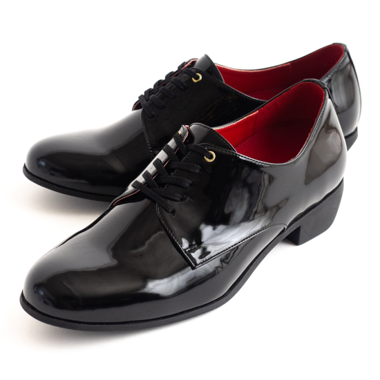 紳士用ピアノシューズ ヒールアップ3.5cm高（24.5～27.5cm） - Little