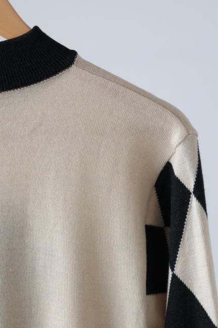 vintage】Christian Dior / CD logo embroidery knit top - Madder vintage