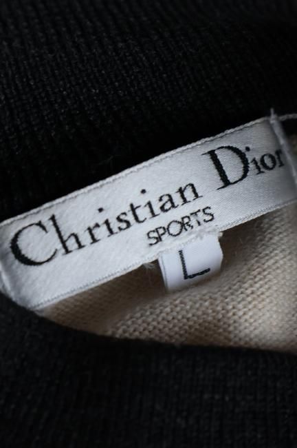 vintage】Christian Dior / CD logo embroidery knit top - Madder vintage