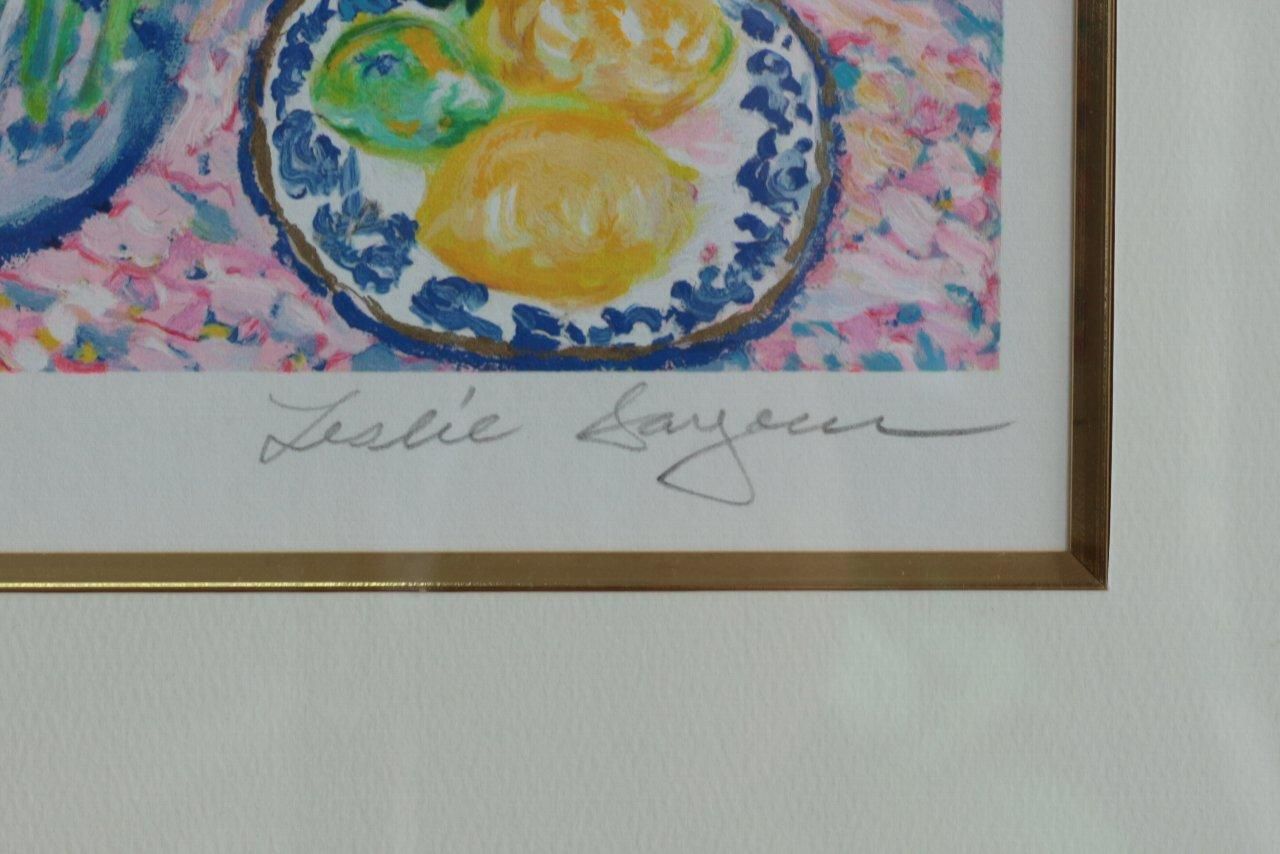 シルクスクリーン レスリー・セイヤー「ハッピー・リリース」商品番号